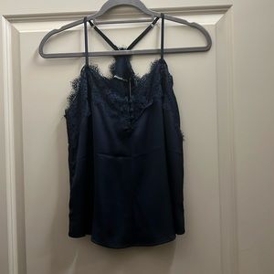Abercrombie satin and lace tank